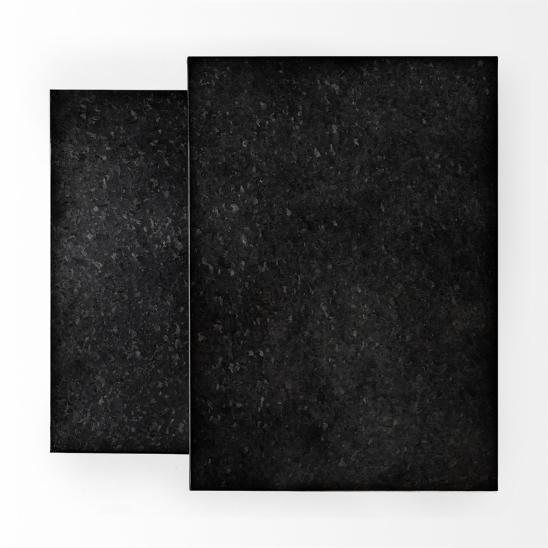 Kasey (Set of 2) 17.7L x 12.6W x 24.4H Galvanized Gray Metal Accent Tables