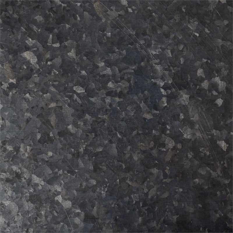 Kasey (Set of 2) 17.7L x 12.6W x 24.4H Galvanized Gray Metal Accent Tables