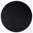 Mercana Furniture and Decor Timothy Solid Iron Round Accent Table in Ebony Black