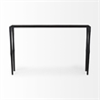 Mercana Timothy Ebony Black Iron Console/ Sofa Table