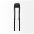 Mercana Timothy Ebony Black Iron Console/ Sofa Table