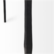 Mercana Timothy Ebony Black Iron Console/ Sofa Table