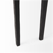 Mercana Timothy Ebony Black Iron Console/ Sofa Table