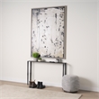 Mercana Timothy Ebony Black Iron Console/ Sofa Table