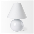 Mercana Mehdi White Ceramic Table Lamp