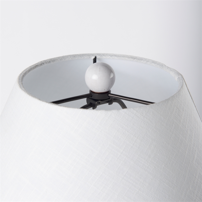 Mercana Mehdi White Ceramic Table Lamp