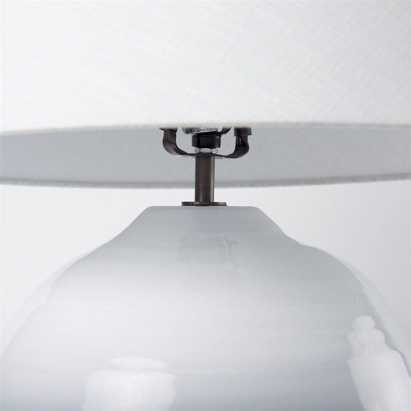 Mercana Mehdi White Ceramic Table Lamp
