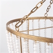 Mercana Rhone Gold Metal And Wood Beaded Chandelier