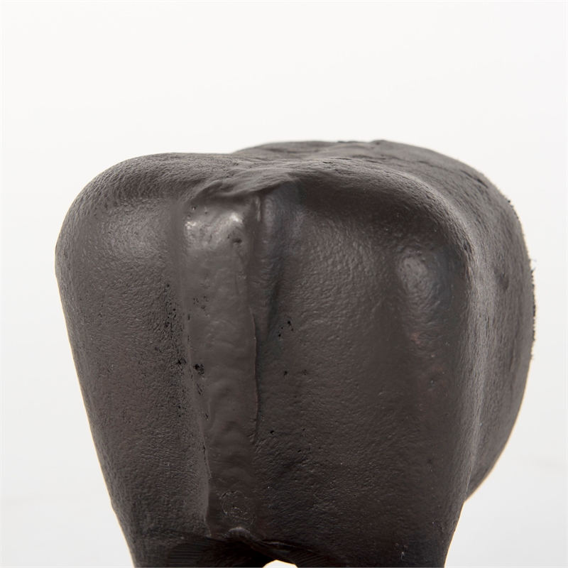 Mercana Taurus Iii 9L X 4W Black Cast Aluminum Bull Bookends (Set Of 2)