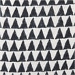 Mercana Jolie Cream W/ Black Print Linen Square Decorative Pillow Cover