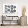 Mercana Jolie Cream W/ Black Print Linen Square Decorative Pillow Cover