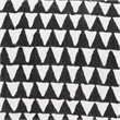 Mercana Jolie Cream W/ Black Print Linen Lumbar Decorative Pillow Cover