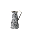 Mercana Colette Small Black/White Patterned Vase