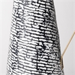 Mercana Colette Small Black/White Patterned Vase