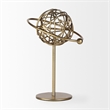 Mercana Atlas 10.0L X 8.0W X 12.0H Gold Metal Solar System Ornament