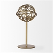 Mercana Atlas 10.0L X 8.0W X 12.0H Gold Metal Solar System Ornament