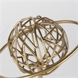 Mercana Atlas 10.0L X 8.0W X 12.0H Gold Metal Solar System Ornament