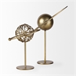 Mercana Atlas 10.0L X 8.0W X 12.0H Gold Metal Solar System Ornament
