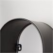 Mercana Finley Set Of 3 Black Metal W/Wood Wall Shelves