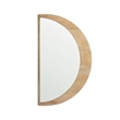 Mercana Celeste Light Brown Wood Small Mirror