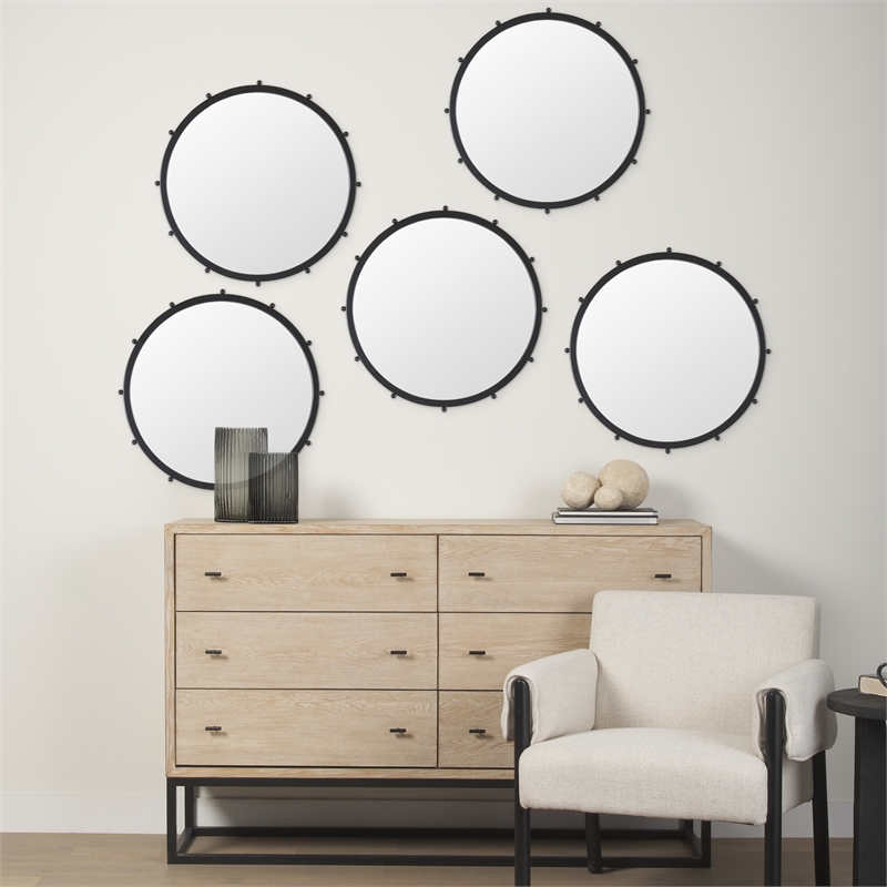 Mercana Elena I Small Black Wall Mirror