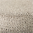 Mercana Bina 24.0L X 24.0W X 14.0H Light Gray 4 Legged Wool Stool