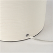 Mercana Cato 20.0L X 20.0W X 33.5H Cream Base W/White Shade Table Lamp
