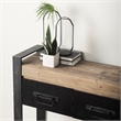 Mercana Aria 4.5L X 3.9W X 11.0H Metal And Glass Holder Object in Black