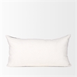Mercana Jenna Cream W/ Black Print Linen Lumbar Decorative Pillow Cover