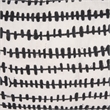 Mercana Jenna Cream W/ Black Print Linen Lumbar Decorative Pillow Cover