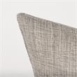 Mercana Jacklyn Grey Linen Square Decorative Pillow Cover