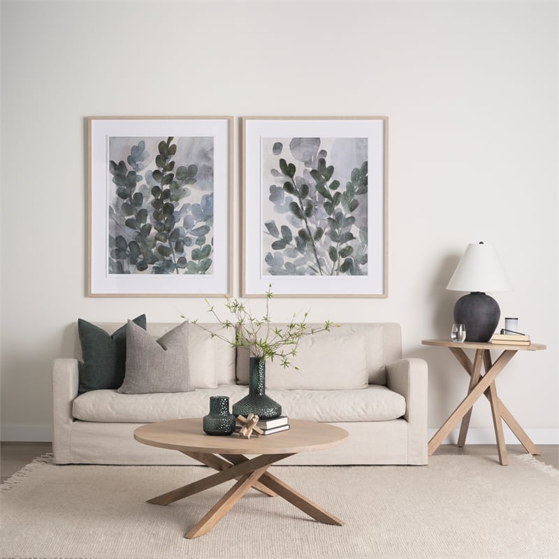 Mercana Jacklyn Grey Linen Square Decorative Pillow Cover