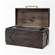 Mercana Cassia Brown Wooden Boxes (Set Of 2)