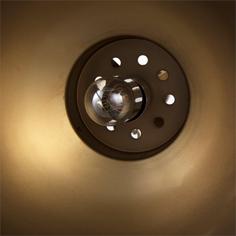 Mercana Leighton I 15X20 Gold Toned Metal Spherical Pendant Light in Clear