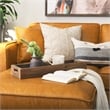 Mercana Vernon Small 24L X 7W Brown Reclaimed Wood Tray