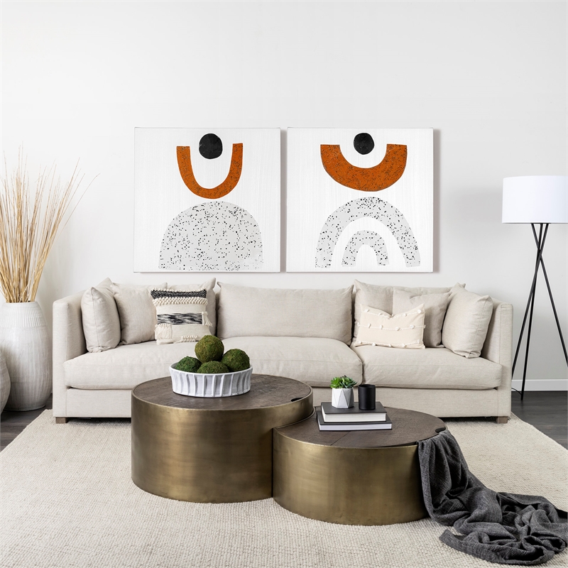 Mercana Erica 13 X 21 Cream With White Detail Decorative Pillow Cover