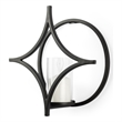 Mercana Lyra I Black Wall Candle Holder