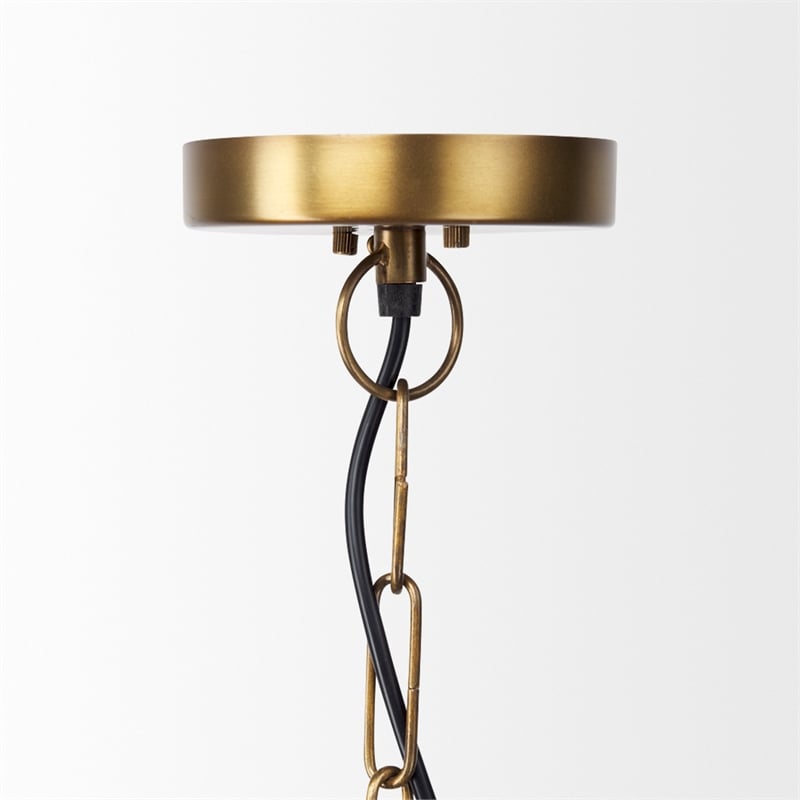 Mercana Fenton 18.0L X 18.0W X 23.0H Gold W/Gold Accents Pendant Light