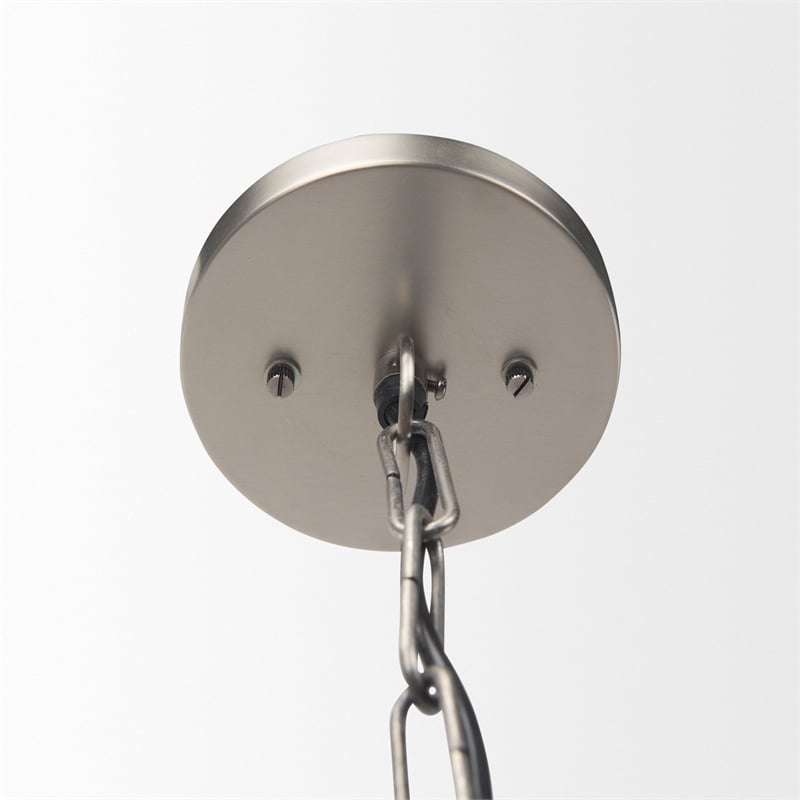 Mercana Leighton 15.0L X 15.0W X 20.0H Antique Nickel Pendant Light
