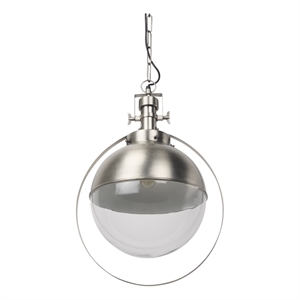Mercana Leighton 15.0L X 15.0W X 20.0H Antique Nickel Pendant Light