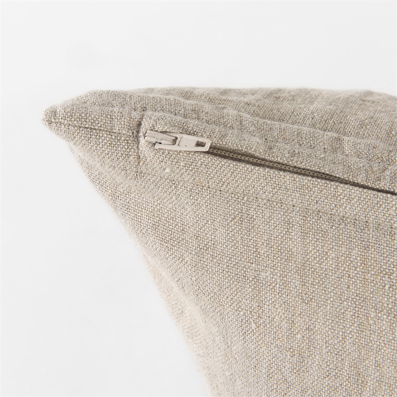 Mercana Raquel 13L X 21W Beige And Black Fabric Plaid Decorative Pillow Cover