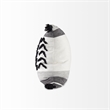 Mercana Kimia Fabric Herringbone Decorative Pillow Cover in White/Black