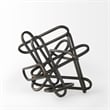 Mercana Henderson 10.4L X 8.3W X 7.7H Black Metal Paperclip Decorative Object
