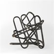 Mercana Henderson 10.4L X 8.3W X 7.7H Black Metal Paperclip Decorative Object