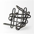 Mercana Henderson 10.4L X 8.3W X 7.7H Black Metal Paperclip Decorative Object