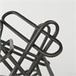 Mercana Henderson 10.4L X 8.3W X 7.7H Black Metal Paperclip Decorative Object