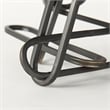 Mercana Henderson 10.4L X 8.3W X 7.7H Black Metal Paperclip Decorative Object