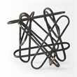 Mercana Henderson 12.2L X 9.1W X 9.1H Black Metal Paperclip Decorative Object