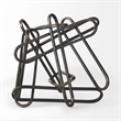 Mercana Henderson 12.2L X 9.1W X 9.1H Black Metal Paperclip Decorative Object