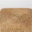 Mercana Maya Light Brown W/Medium Brown Stripes Seagrass Square Pouf